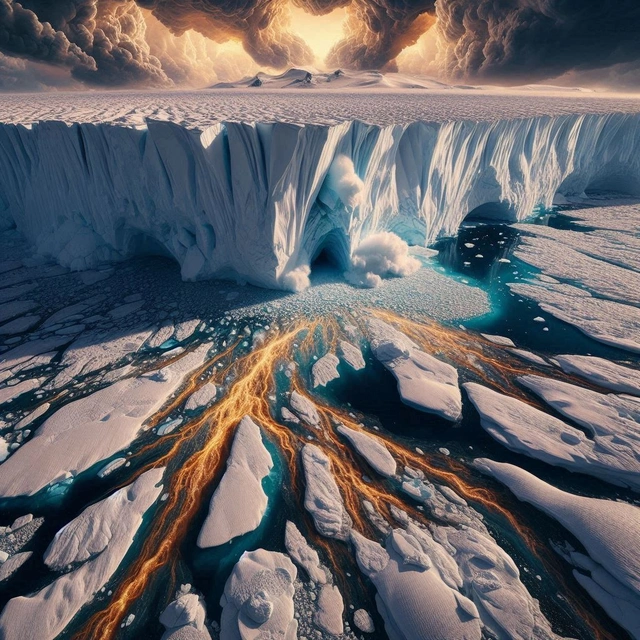 Парадокс Антарктиды: таяние льда и одновременный подъем суши