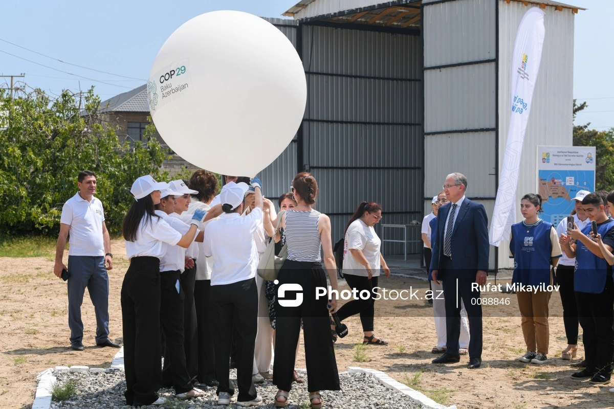 Maştağada aeroloji müşahidələr BƏRPA EDİLDİ - İlk radiozond hava şarı buraxıldı