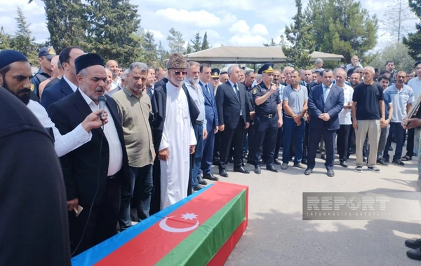 Salyanda Birinci Qarabağ müharibəsinin şəhidi Qənbər Yarıyev dəfn edilib