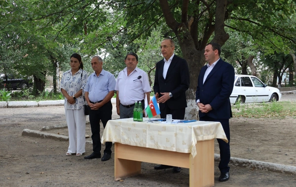 Nizami Səfərov Tovuzun Qədirli-Cilovdarlı və Xatınlı kəndlərində seçicilərlə görüşlər keçirib