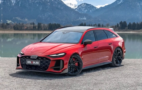 Yeni "Audi RS7" universalı: İlk görüntülər