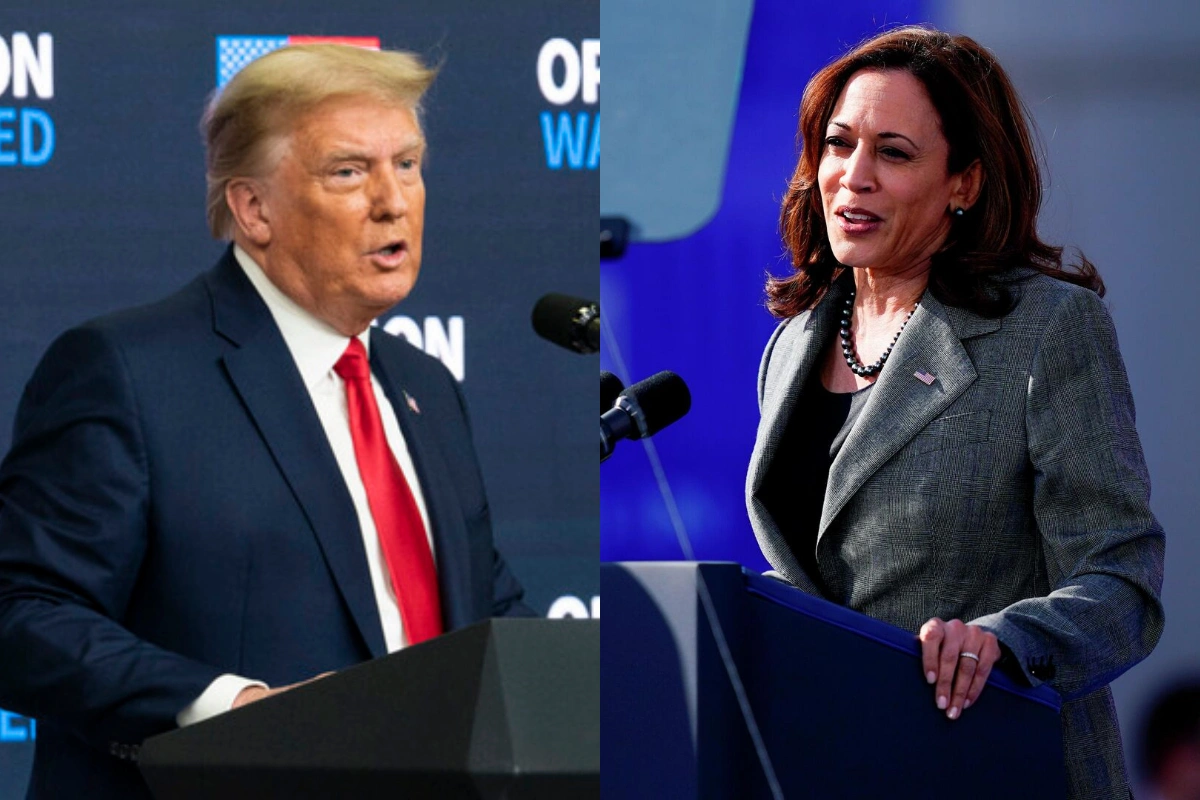 Kamala Harris Donald Trampı geridə qoyub