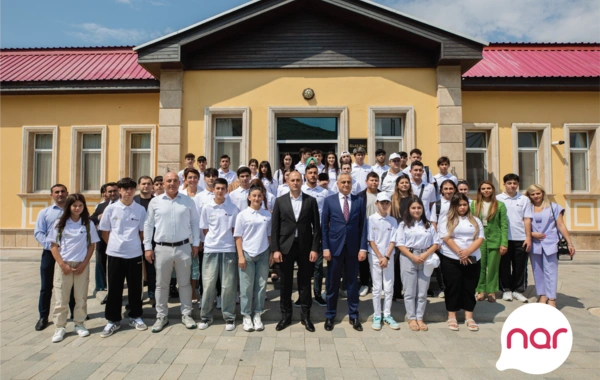 "Nar" "YAŞAT" Fondunun şəhid övladları üçün təşkil etdiyi düşərgəyə dəstək oldu