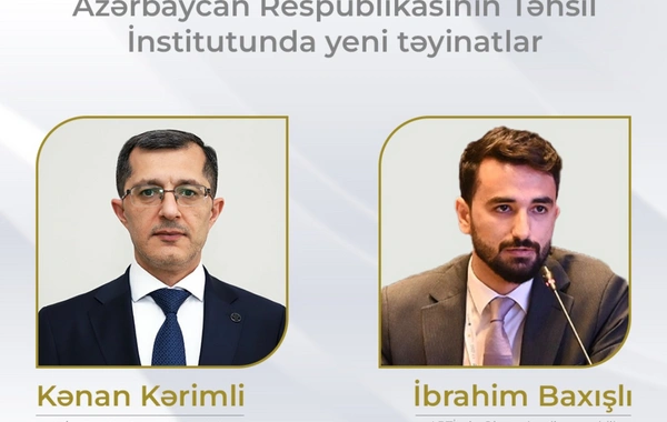 Təhsil İnstitutunda yeni təyinatlar olub