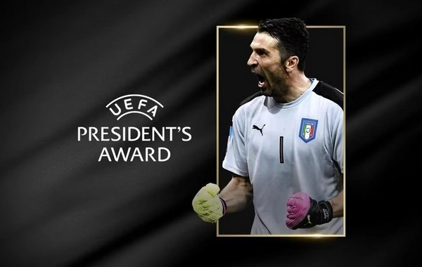 Buffon UEFA prezidenti mükafatına layiq görüldü