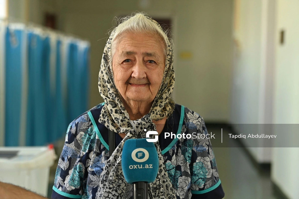 93-летняя избирательница: Отдала свой голос тому, кто хочет усердно работать