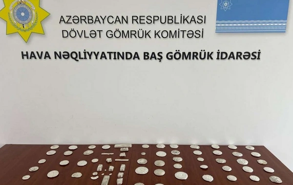 25 kq-dan çox gümüşün qanunsuz yolla ölkəyə gətirilməsinin qarşısı alındı