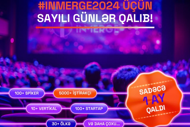 "INMerge" İnnovasiya sammitinə bir ay qaldı!