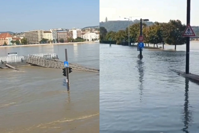 Будапешт уходит под воду: Дунай вышел из берегов и затапливает улицы города