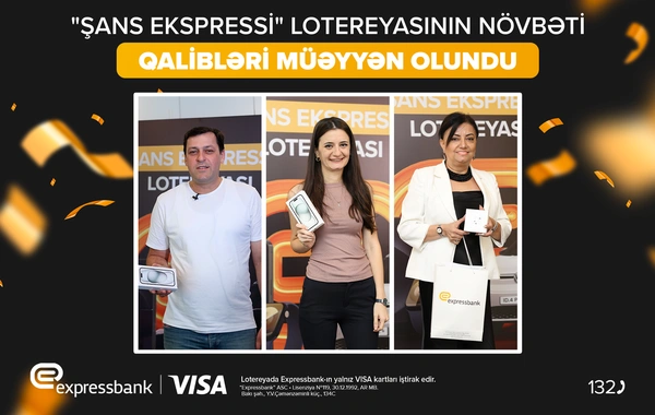 "Expressbank" "VISA" kart istifadəçilərinə hədiyyələr təqdim edib