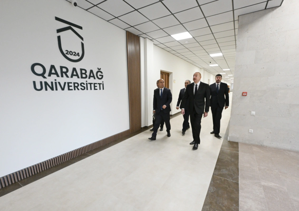 Prezident: "Növbəti üç ildə Qarabağ Universitetinin yeni tədris korpusları inşa ediləcək"