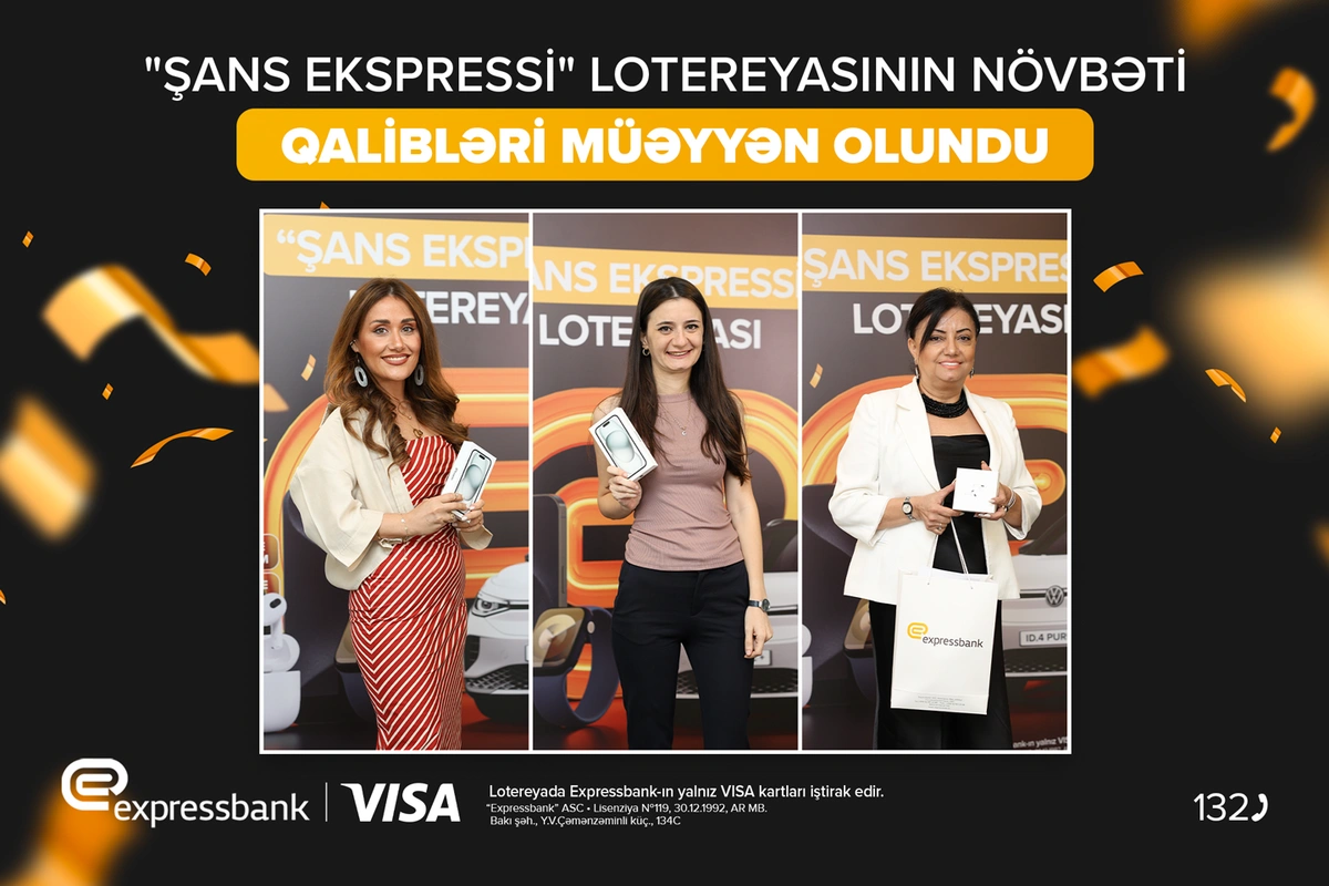 "Expressbank" "VISA" kart istifadəçilərinə hədiyyələr təqdim edib