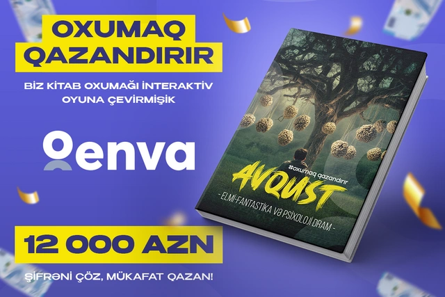 Kitab oxuyaraq 12 000 AZN qazan: İnteraktiv oyuna qeydiyyatın bitməyinə az qaldı!