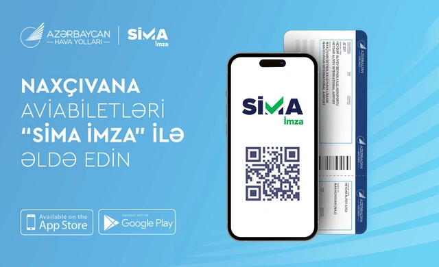 AZAL Naxçıvana aviabiletlərin onlayn alışında "SİMA İmza"nı tətbiq edir