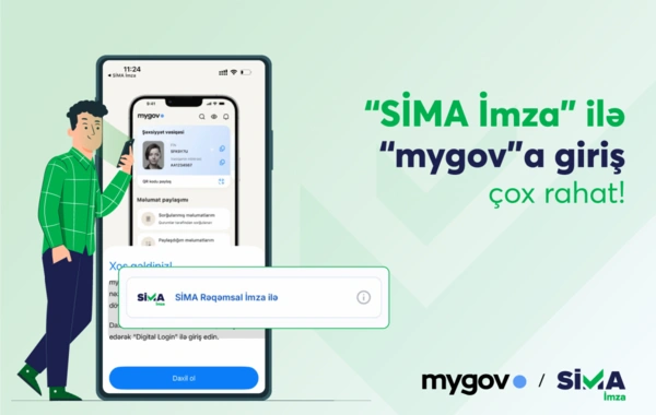 "mygov"da bütün sənədləri "SİMA İmza" ilə əldə etmək mümkündür!