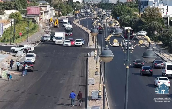 8 Noyabr prospektində nəqliyyatın hərəkətinə qoyulan məhdudiyyət tam aradan qaldırılıb