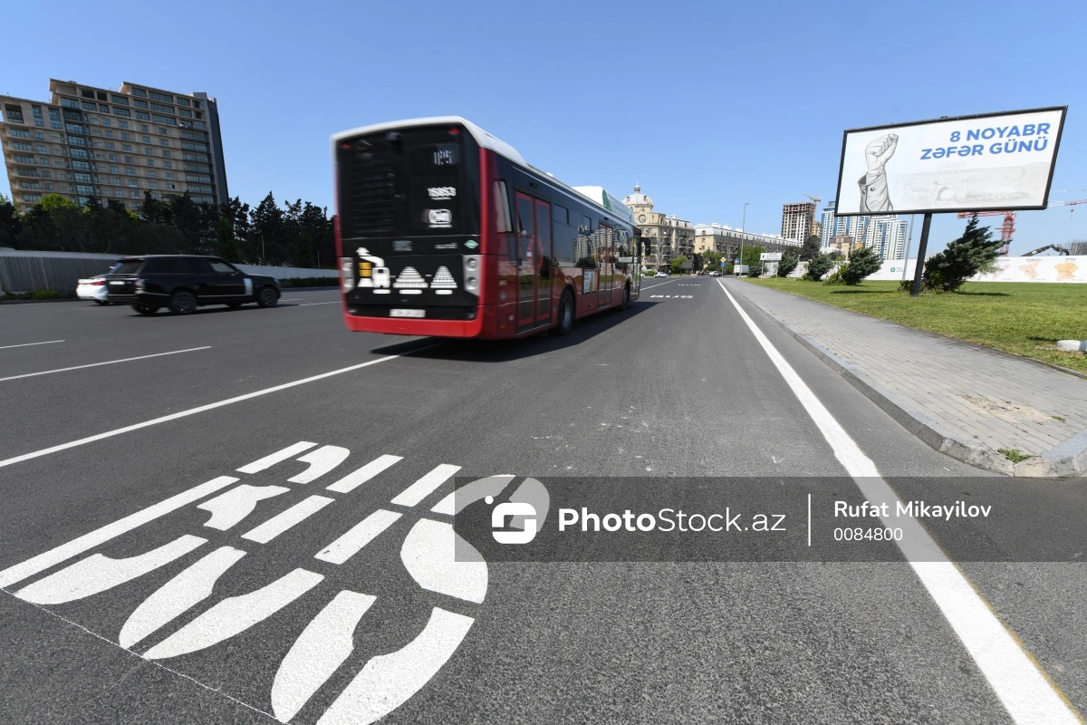 Вниманию водителей: в Баку упразднена 200-метровая автобусная полоса