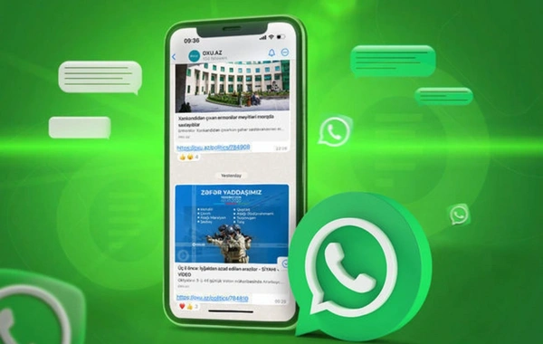 Zamanın ritmini Oxu.Az-la tut - "WhatsApp"a gəl!