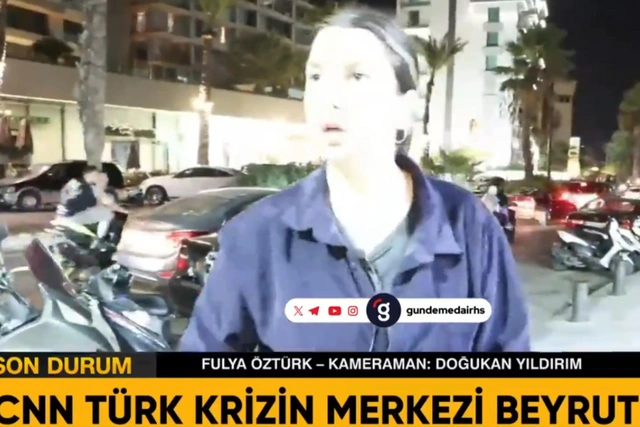 Beyrutda canlı yayımda "CNN Türk" müxbiri Fulya Öztürkə müdaxilə edildi