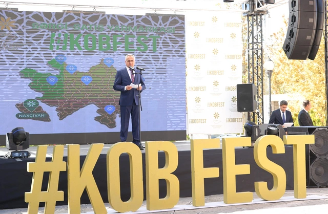 Naxçıvanda "KOB FEST" sərgi-satış yarmarkası keçirilir