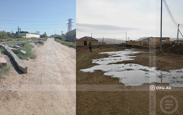 Qobustan qəsəbəsinin sakinləri yolların baxımsız olmasından ŞİKAYƏTÇİDİRLƏR