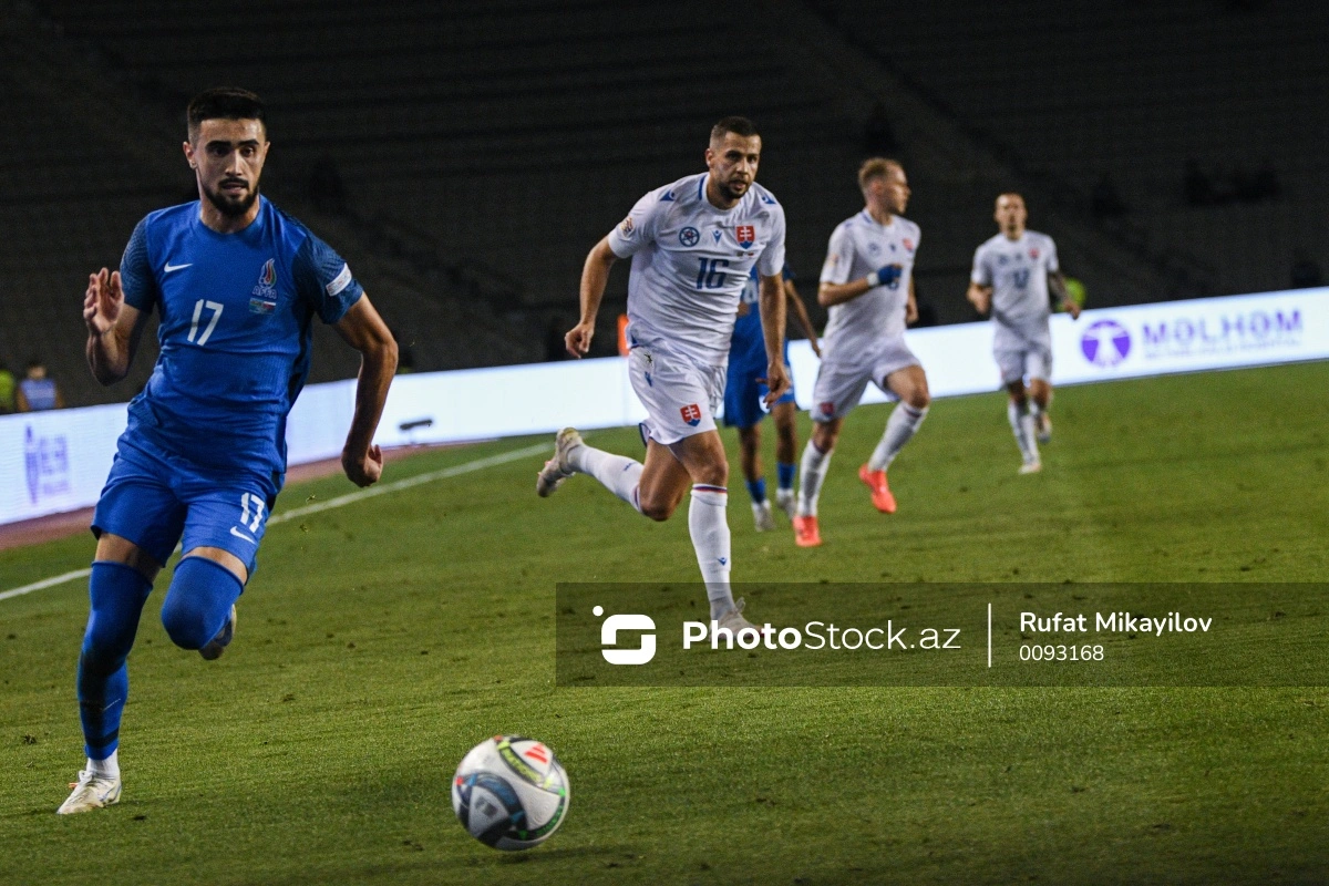 UEFA Millətlər Liqası: Azərbaycan millisi Slovakiyaya məğlub oldu