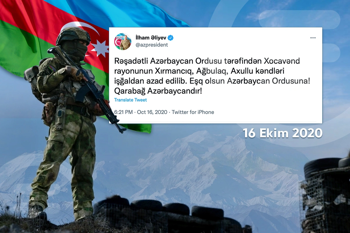 Vatan Savaşı'nın 19. Günü – Üç Azerbaycan köyü işgalden kurtarılıyor