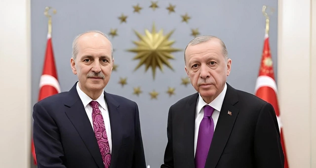 Recep Tayyip Erdoğan Numan Kurtulmuş'u kabul etti