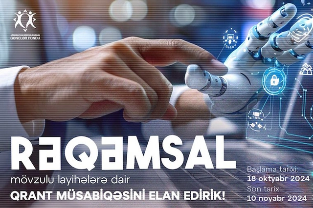 Gənclər Fondu ilk dəfə rəqəmsal mövzuda qrant müsabiqəsi elan edib