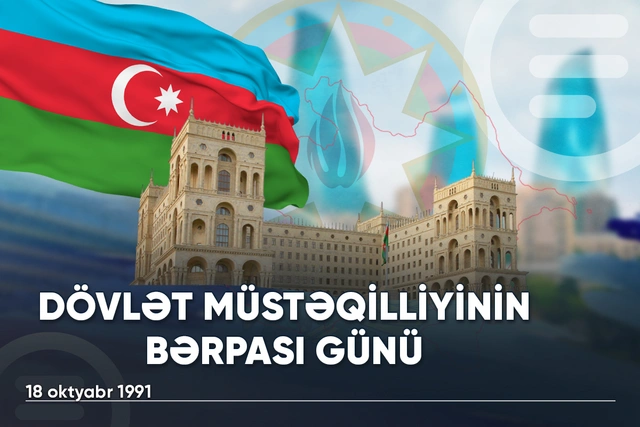 Azərbaycanda Müstəqilliyin Bərpası Günü: Şanlı keçmişdən parlaq gələcəyə