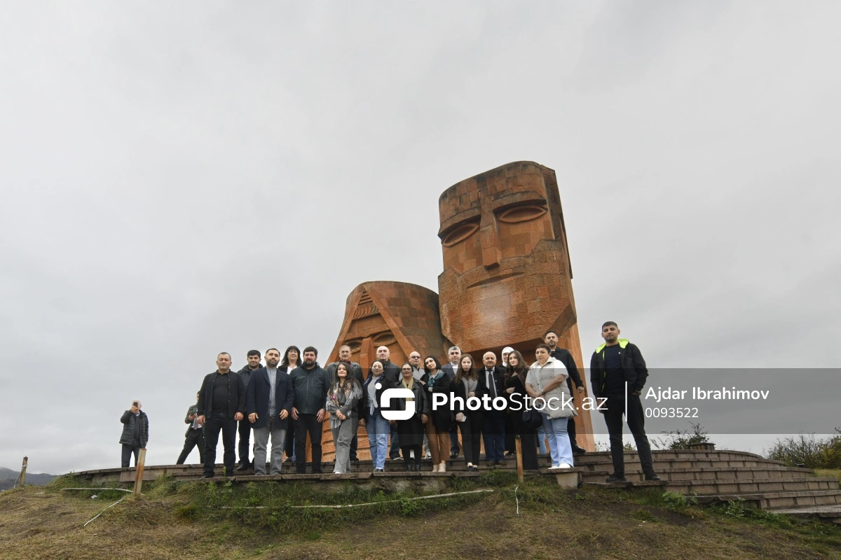 Gürcüstanlı səyyahlar Xankəndi şəhəri ilə tanış olublar