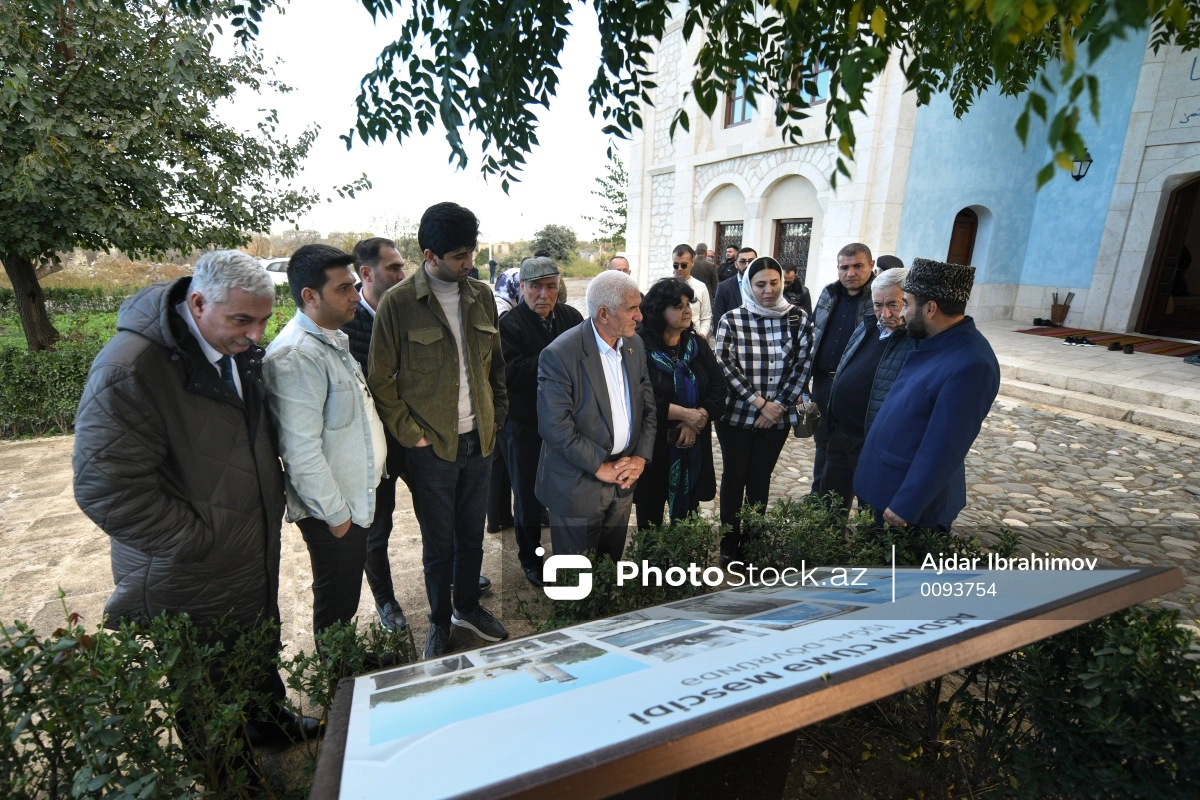 Gürcüstanlı səyyahların ikinci nümayəndə heyəti Ağdama səfər edib