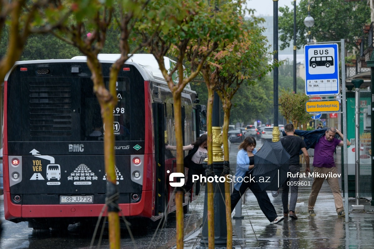 BakuBus призывает пассажиров с пониманием отнестись к возможным задержкам из-за ливней