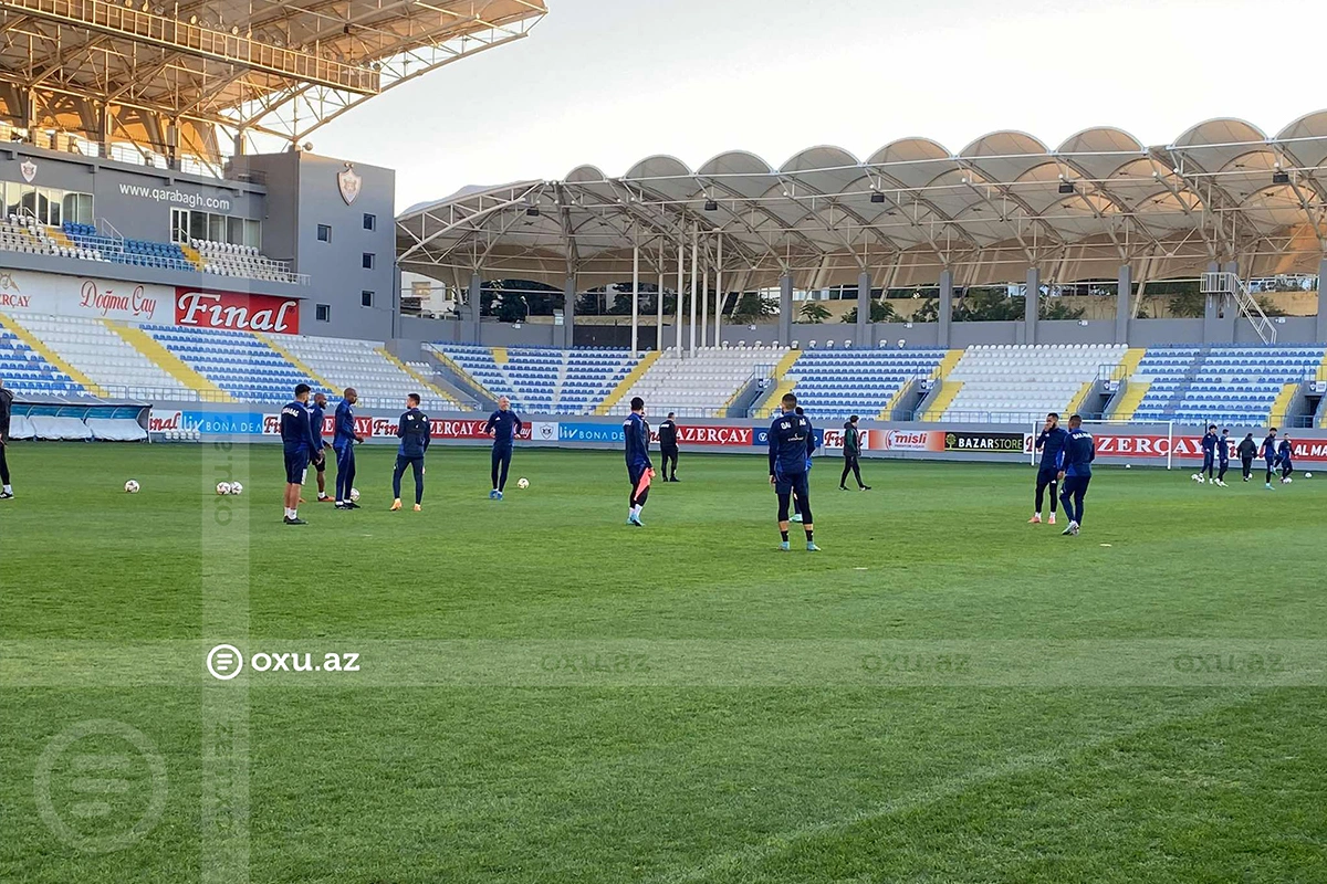 UEFA Avropa Liqası: "Qarabağ" "Ayaks"la görüşdən öncə son məşqinə çıxıb