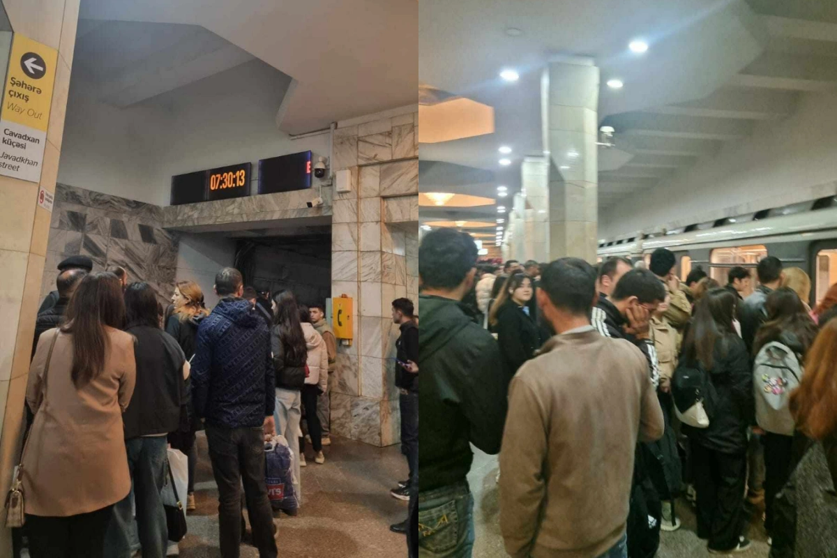 Bakı metrosunda PROBLEM YARANDI