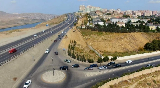 Bakı Kənar Dairəvi yolunda uçqun TƏHLÜKƏSİ - Aidiyyəti qurumlar əraziyə cəlb olundular