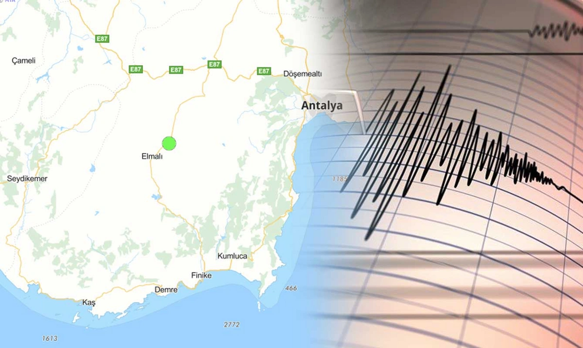 Antalya'da korkutan deprem