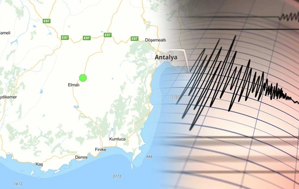 Antalya'da korkutan deprem