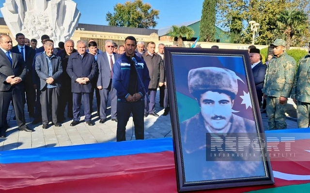 Tərtərdə Birinci Qarabağ müharibəsinin şəhidi Möhübbət Mustafayev dəfn edilib