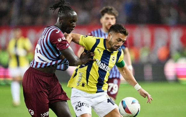 Fenerbahçe Trabzonspor maçından galip ayrıldı