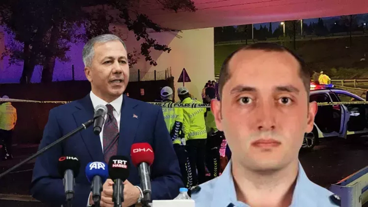 Bakan Yerlikaya'dan şehit polisin ailesine baş sağlığı