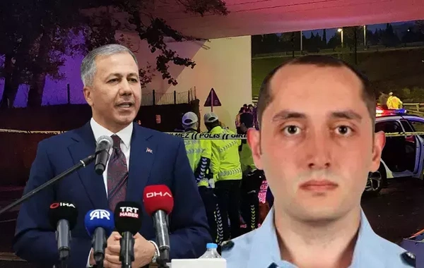 Bakan Yerlikaya'dan şehit polisin ailesine baş sağlığı