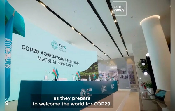 "Euronews" Azərbaycanda COP29-a hazırlıq prosesi ilə bağlı reportaj hazırlayıb