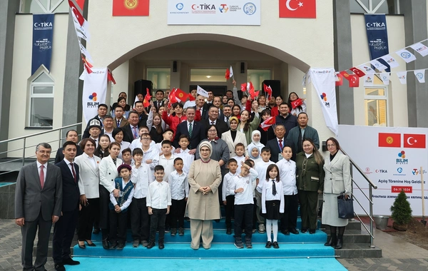 Türkiye'den Kırgızistan'a bilim köprüsü: Emine Erdoğan, Bilim Bişkek İnovasyon Merkezi'ni açtı