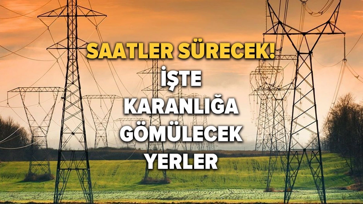 BEDAŞ'tan kritik açıklama: 8 Kasım'da bu ilçelerde elektrik kesintisi yaşanacak