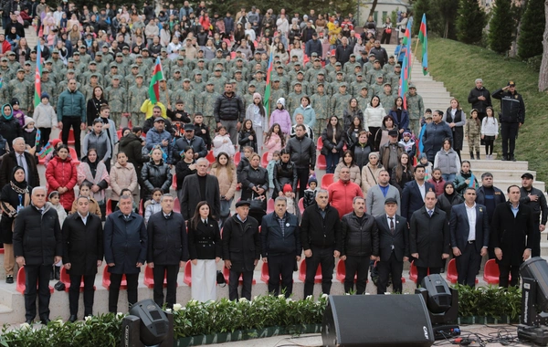 Xətai rayonunda Zəfər Gününə həsr olunmuş konsert proqramı təşkil olunub