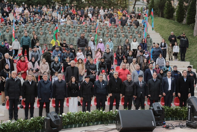 Xətai rayonunda Zəfər Gününə həsr olunmuş konsert proqramı təşkil olunub