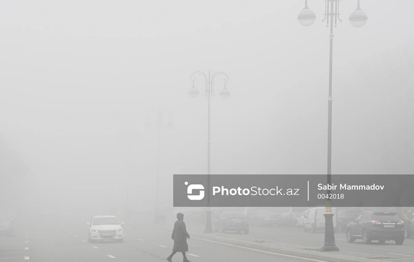 В Азербайджане из-за тумана снизится дальность видимости на дорогах