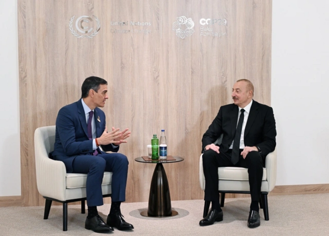 İlham Aliyev İspanya Krallığı Başbakanı ile görüştü