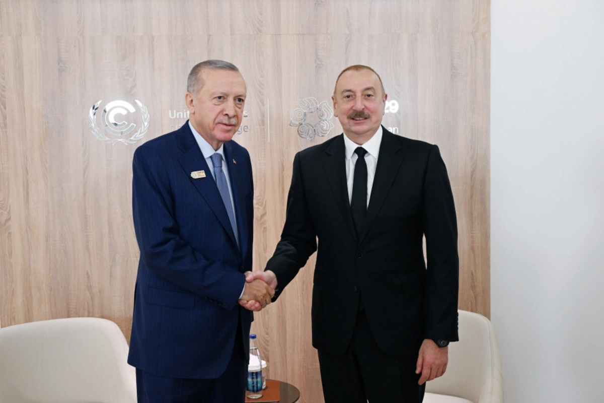 İlham Aliyev Recep Tayyip Erdoğanla görüştü